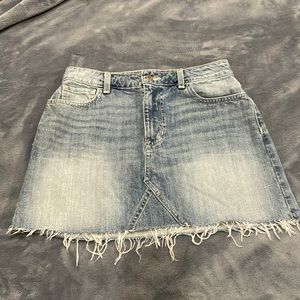 Hollister High Rise Jean Skirt